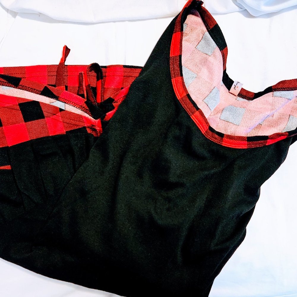 ROSE GAL - 5X - BUFFALO PLAID TOP